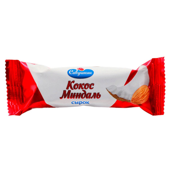 Glazed Cheesebar Coconut with Almond – 1.41 oz (40gr)